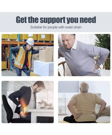 WANOSS Back Brace Lumbar Support Belt - Anti-Skid with Removable Pad - X-Large - Buy Online on GoSupps.com