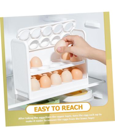 KOMBIUDA Egg Storage Box Egg Holder for Fridge Eggs Egg Preservation Tray Household Egg Container Egg Box Dog - Buy Online on GoSupps.com