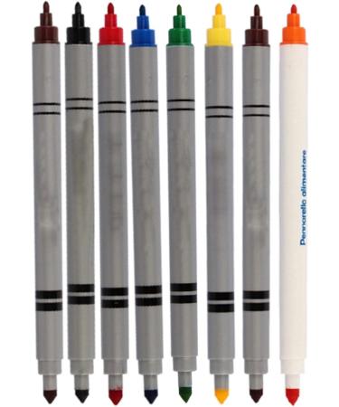 Food Coloring Markers Multi-Color Food Writing Pens Transfer Edible Black Coloring Pens Fine-Pointed Edible Markers Used for Fondant Cake Chocolate Blue - Buy Online on GoSupps.com