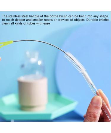 4 PCS Water Bottle Straw Cleaning Brushes - Extra Long Thin Cleaner Set for Glasses, Teapot, Keyboard - Baby Bottles, Funnel, Nozzle - Drinking Straw Cleaner - Buy Online on GoSupps.com