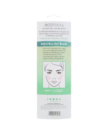 EcoTools Precision Blush Brush - Eco-Friendly Makeup Tool for Flawless Application - Buy Online on GoSupps.com
