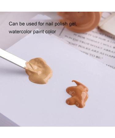 Buy L Size Disposable Mixing Palette | Waterproof Makeup Paper & Double Ended Brush - Ideal for Nail Art & Painting - Buy Online on GoSupps.com