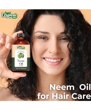 Neem Oil | Pure & Natural Azadirachta Indica Carrier Oil for Skin & Hair Care 30ml/1.01fl oz International Shipping Available - Buy Online on GoSupps.com
