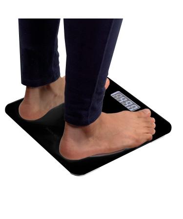 RHINO Smart Scale - High Precision Bluetooth Body Weight Scale for Fat, Muscle, BMI - 400lb Capacity - Fitdays App Compatible - iOS & Android - 14 Body Indicators - Black - Buy Online on GoSupps.com