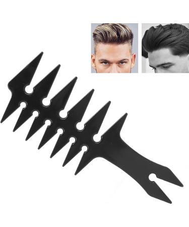 Wide Tooth Hair Comb Double Sided Oil Styling Comb for Men Portable ABS Material (Black) - Buy Online on GoSupps.com