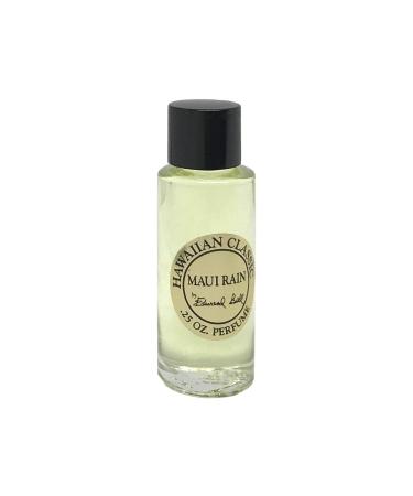 Hawaiian Maui Rain Perfume in Clear Glass Bottle 1/4 oz (0.25 oz) by Edward Bell