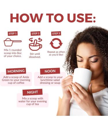 Amla Powder & Green Tea Superfood Supplement with Hibiscus & Elderberries Organic Vegan 30 Servings - Buy Online on GoSupps.com