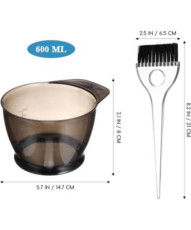 Healifty Professional Salon Hair Coloring Dyeing Kit - 2pcs Hair Dye Tools with Tinting Bowl and Brushes for DIY Salon Treatment - Buy Online on GoSupps.com