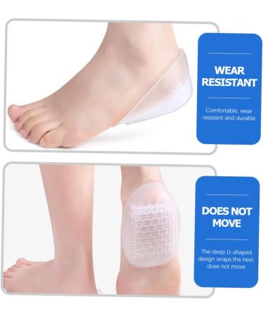 NOLITOY U-Shaped Heel Pad Insoles - Orthotic Soft Gel Heel Inserts for Height | Invisible Comfort for Men & Women | International Shipping Available - Buy Online on GoSupps.com