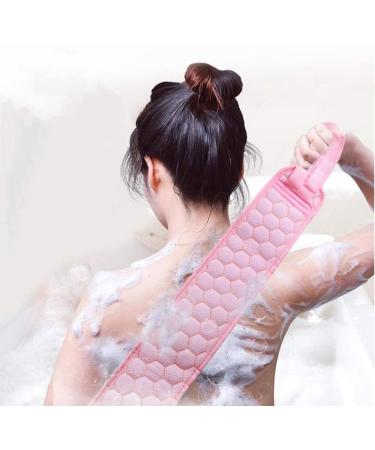 WOWOHAPPY Exfoliating Bath Brush Set - 6 Piece Shower Body & Facial Scrubber with High-Quality Plastic and Nylon - Perfect Gift for Men and Women (Pink) - Buy Online on GoSupps.com