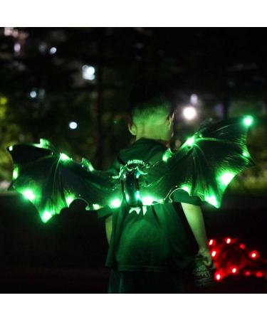 Electric Dragon Wings Light up & Music Moving Halloween Dinosaur Wings Light up Dragon Wings Sparkling Wings Gifts for Kids Boys Red - Buy Online on GoSupps.com