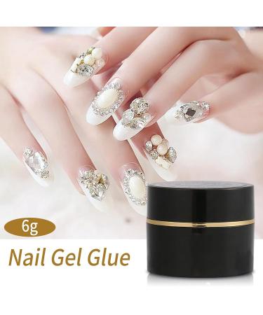 Nail Glue Adhesive Nail Glue Gel Glue No Stimulation Nontoxic Safe for False Nails for Nails - Buy Online on GoSupps.com