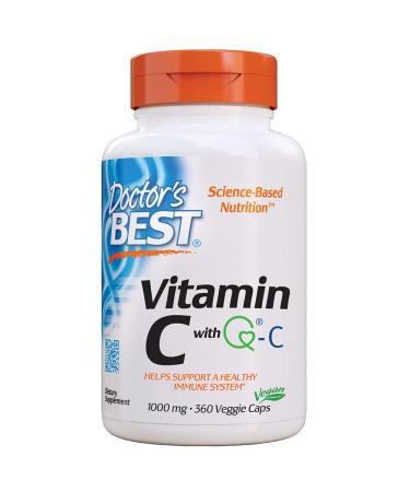 Doctor's Best Vitamin C with Quali-C 1000 mg 360 Veggie Caps