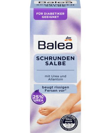Balea Foot Cream for Cracked Skin - Urea 25% (Pack of 4 x 50ml) | Soothing & Repairing International Shipping - Buy Online on GoSupps.com