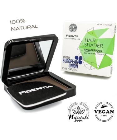 Fidentia Hair Shader | 100% natural Hairline Powder | Root Touch Up - 12g (Medium Brown) - Buy Online on GoSupps.com
