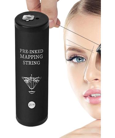Beauty String Thread 20m Black Ink Mapping Brows Point Tool Eyebrow Thread for Home Salons 20m Beauty String Thread for Accurate Eyebrow Measuring Mapping and Shaping in Home and Salon Settings - Buy Online on GoSupps.com