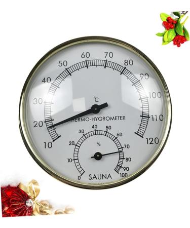 Buy Artibetter Sauna Hygrothermograph & Temperature Knife - Mini Interior Thermometer Room & Back Temperature Meter Golden - Fast International Shipping - Buy Online on GoSupps.com