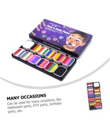  SOESFOUFU 1 Box Body Paint Kit Wax Fake Wound Scars Neon Body Paint Oil Water Based Tonic Pigment Cosmetic Dry Paint - Buy Online on GoSupps.com