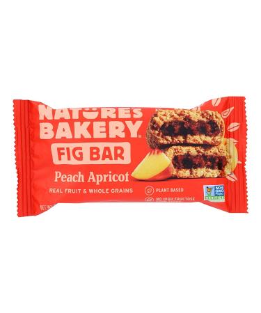 Nature's Bakery Whole Wheat Fig Bar - Peach Apricot, 12 Pack, 2 Oz Each | Healthy Snack - Buy Online on GoSupps.com