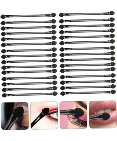 Healeved 60 Pcs Double Ended Eyeshadow Brush Double-headed Eyeshadow Stick Cosmetic Tool Artificial Fiber - Buy Online on GoSupps.com