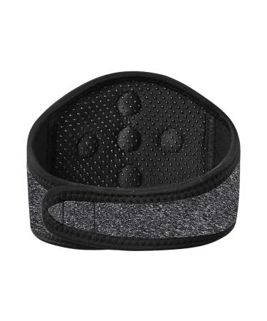 XGOPTS Magnetic Self Heating Neck Support Brace - Tourmaline Therapy Wrap for Pain Relief and Headache - Grey, One Size - Buy Online on GoSupps.com