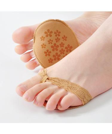 4 Pairs Metatarsal Cushions & Sole Pads for High Heels - Non-Skid Forefoot Socks & Neuroma Support - Buy Online on GoSupps.com