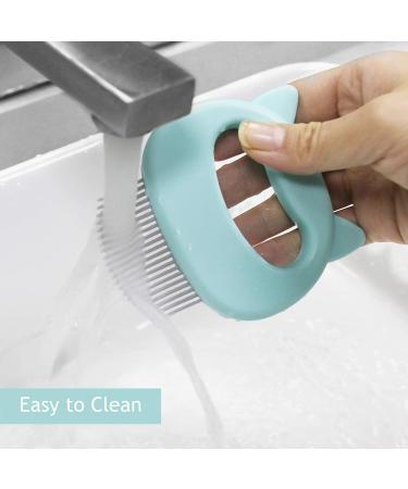 Cat and Dog Massage Grooming Comb Set | Pet Hair Remover for Matted Fur | Deshedding Tool for Cats and Dogs | Shell Comb Design | 3+1pcs - 3 Colors - Buy Online on GoSupps.com