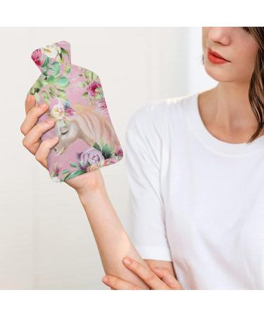 Unicorn Hot Water Bottle with Lid | Rubber Pain Relief & Foot Warmer | Hot & Cold Therapy - Buy Online on GoSupps.com