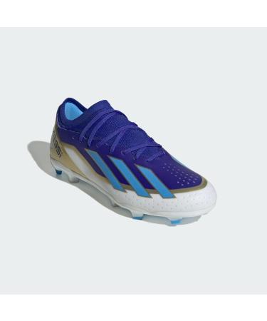 Adidas Unisex X Crazyfast.3 FG Messi Sneakers - 41 1/3 EU - Lucid Blue Blue Burst Cloud White - International Shipping Available - Buy Online on GoSupps.com