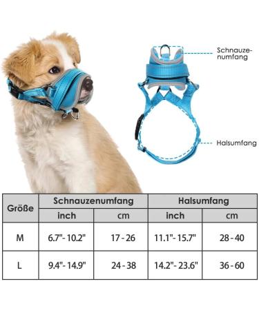 Nasjac Soft Dog Muzzle for Medium Dogs - Bite Prevention & Anti-Bark Solution - Shop Internationally - Buy Online on GoSupps.com