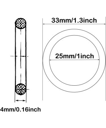 12 Pcs Metal O Rings 1 Inch Heavy Duty 304 Stainless Steel Welded O Ring Multi-Purpose O-Ring for Macrame  DIY Crafts  Hardware  Bags  Camping Belt  Dog Leashes  Keychain  Purse. 4mm*25mm ID  12Pcs - Buy Online on GoSupps.com