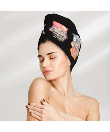 Baker Gnome Microfiber Hair Towel - Soft & Super Absorbent Quick Dry Hair Wrap for Women | Ideal for Long Curly & Thick Hair - Buy Online on GoSupps.com