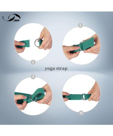 JBM Yoga Blocks 2 Pack - Cork & EVA Foam Set with Strap | Yoga Bricks for Stretching - Buy Online on GoSupps.com