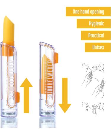 BELWEDER - Nourishing Lip Balm with Sea Buckthorn Oil and Sweet Orange Oil - Protective and Antioxidant - Lip Regeneration - Transparent Balm for Men and Women - Buy Online on GoSupps.com