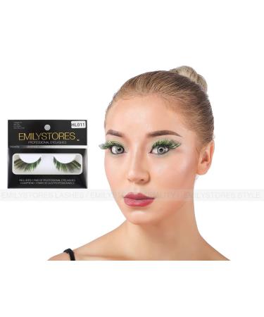 EMILYSTORES Green Fortune Teller Halloween Eyelashes - 1 Pair for Party Costume - Buy Online on GoSupps.com