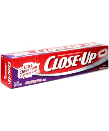 Close-Up Anticavity Fluoride Toothpaste Gel Cinnamon 6 oz - Pack of 6 - Buy Online on GoSupps.com