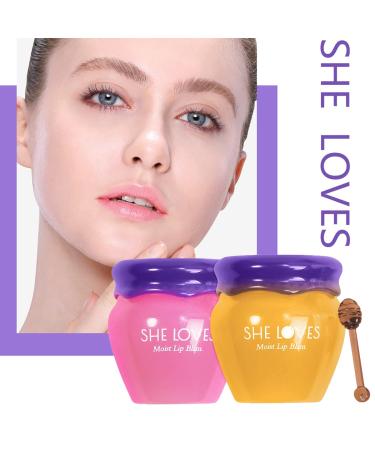 Lip Sleeping Mask | Natural Honey & Sakura Lip Plumper | Moisturizing Serum for Fuller Plumper Lips | Reduce Fine Lines | Day & Night Care - Buy Online on GoSupps.com