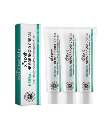 Hemorrhoid Cream Herbal Hemorrhoids Cream for Men and Women (3PC)