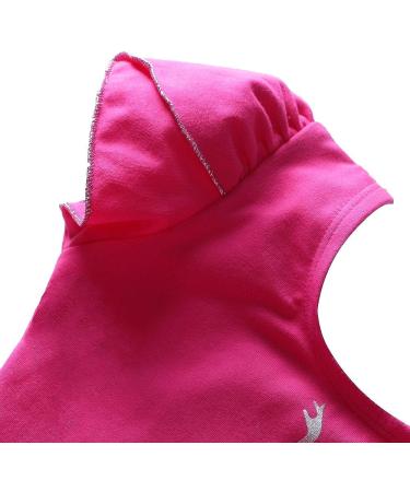 BAOHULU Girls Ballet Dance Leotard with Full Tulle Tutu Skirt, Hotpink Flower, Size 5-6 Years - Buy Online on GoSupps.com