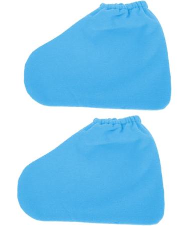 FRCOLOR 1 Paire Couvre-pieds D'allaitement Pour La Bouche Couvre-pieds Hydratants Clou Talons Couverture De Paraffine Douloureux Support De Pied Chauffe-cire Simple Spa Ur e Polyester Blue - Buy Online on GoSupps.com