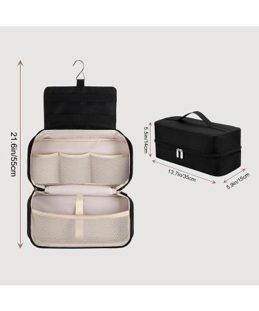 Generic Hair Blower Dryer Holder Hair Dryer Brush Organizer Dual Zippers Anti Scratch Portable 35x14x15cm Hair Dryer Travel Case - Buy Online on GoSupps.com