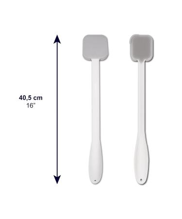 KMINA Back Care Aid | Lotion Applicator & Long Handle Brush for Seniors | Includes 3 Sponges for Easy Application - Buy Online on GoSupps.com