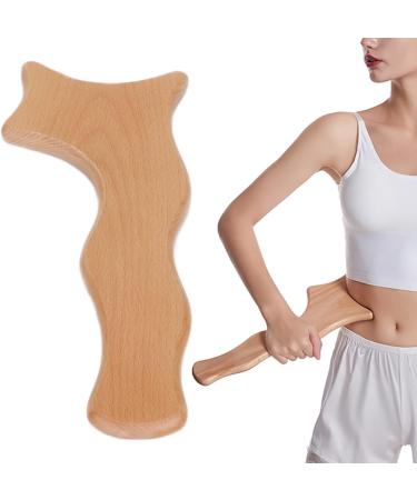 Verdant Touch Wooden Gua Sha Board | 100% Natural Beauty Tool for Lymphatic Cleansing & Cellulite Massage - Buy Online on GoSupps.com