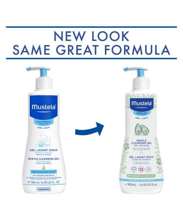Mustela Baby Gentle Cleansing Gel with Avocado - 16.90 fl oz for Normal Skin - Buy Online on GoSupps.com