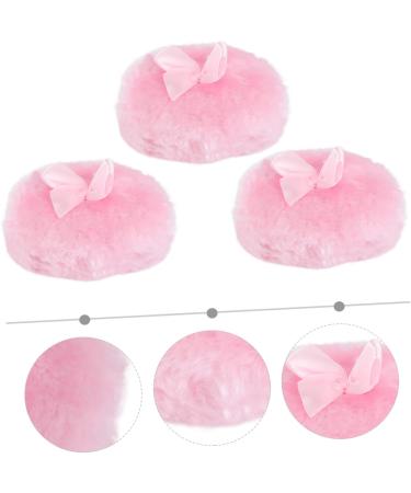 DRESSOOS 3pc Makeup Puffs for Foundation Large Powder Puff Body Powder Puff Loose Powder Puff Foundation Puff Pad Puff for Vintage Hair Comb Cosmetic Puff Pad Baby Fluffy Pink Dry Puff - Buy Online on GoSupps.com