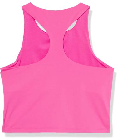 Under Armour Girls' Motion Crop Tank Top - Rebel Pink/Pink Sugar - Small - Buy Online on GoSupps.com