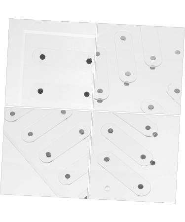 minkissy 1 Set Nail Display Board Nail Color Cards Nail Display Polish Board Salon Nail Color Board Diy Nail Practice Acrylic Display Risers Nail Art Display Tool Work Dropshipping 20x16cm Transparent 1 - Buy Online on GoSupps.com