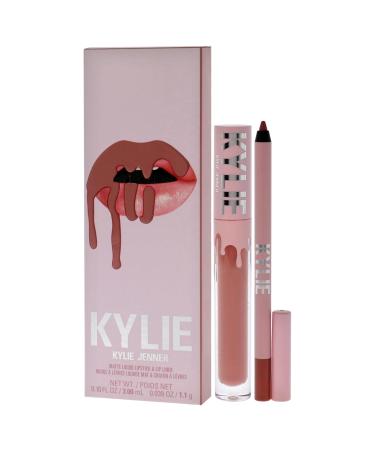 Kylie Cosmetics Matte Lip Kit - 802 Candy for Women | 2 Pc Matte Liquid Lipstick & Lip Liner - International Shipping Available - Buy Online on GoSupps.com