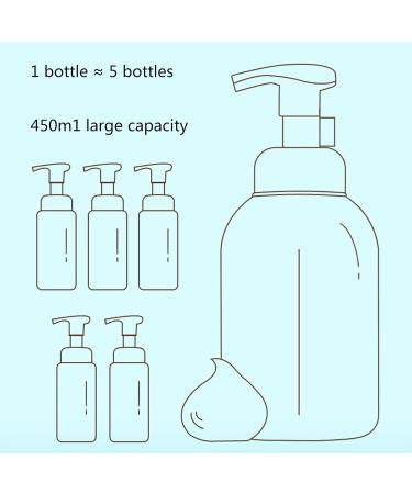 Ywmsfl 450ml Amino Acid Facial Cleanser Oil Control Moisturizing Shrink Remove Exfoliation Care Foaming For Women Dry Skin Combination Oily - Buy Online on GoSupps.com