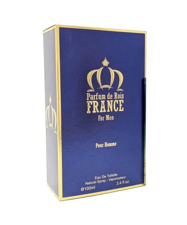 META-BOSEM Parfum de Rois France Men's Cologne Eau de Toilette Natural Spray - Citrus Freshness - Masculine Scent - Great Holiday Gift - for All Day Use - a Classic Bottle 3.4 Fluid Ounce/100Ml Parfum de Rois France 3.4 Fl Oz (Pack of 1) - Buy Online on GoSupps.com